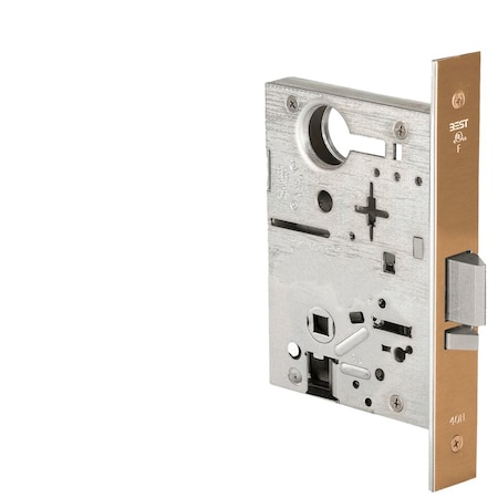 Best Grade 1 Storeroom Mortise Lockbody Only, Satin Bronze Clear Coated Finish, Field Reversible 45HCAD612